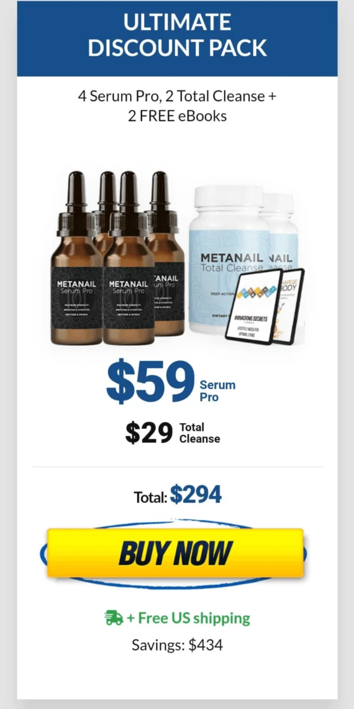 Metanail Serum Pro - 3 bottle pack