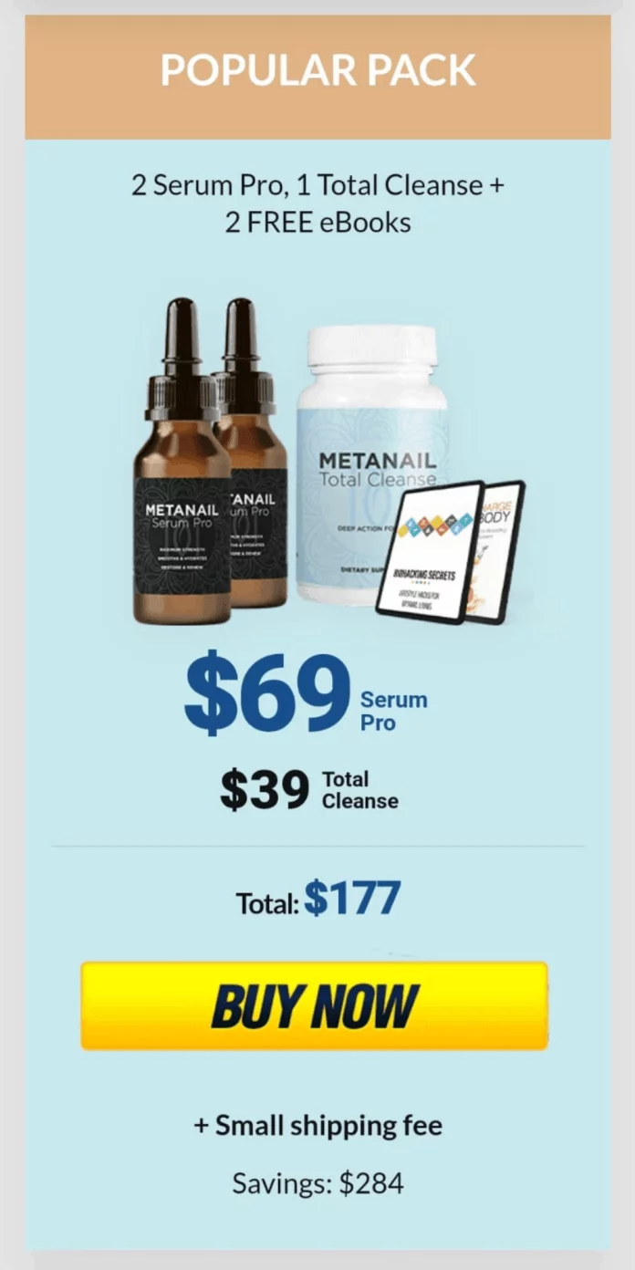 Metanail Serum Pro - 6 bottle pack